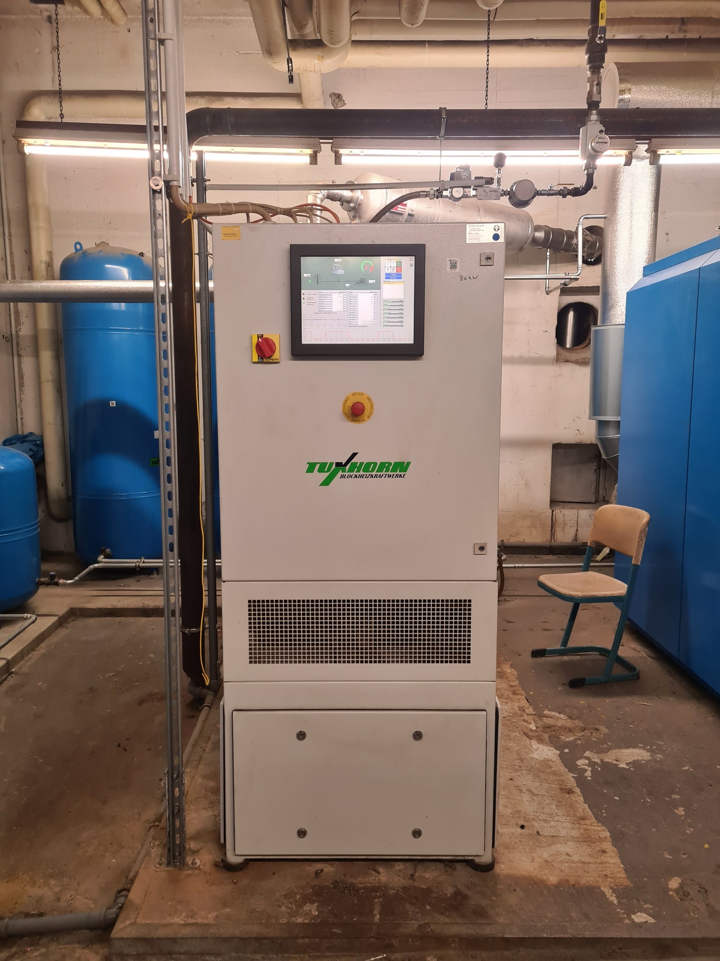 Gasbetriebenes Blockheizkraftwerk Tuxhorn