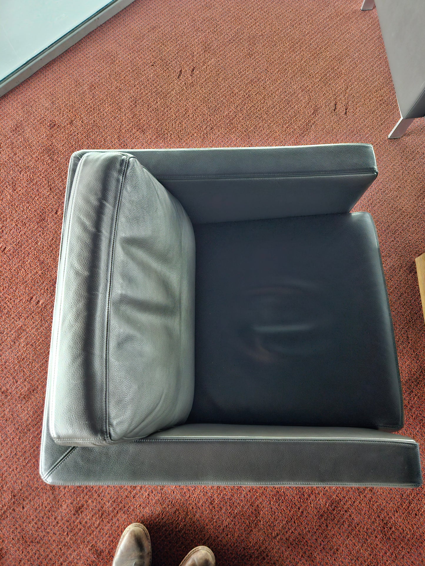 Original Leder Sessel Walter Knoll