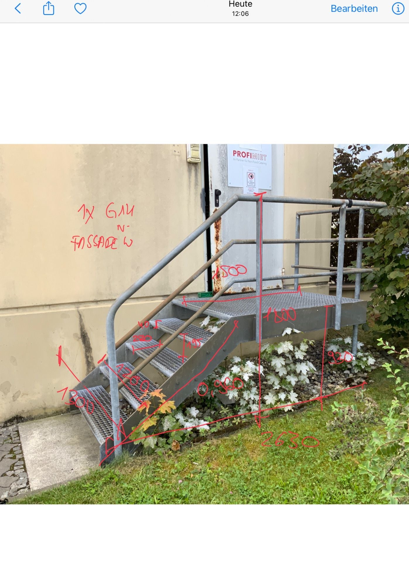 Treppe - außen