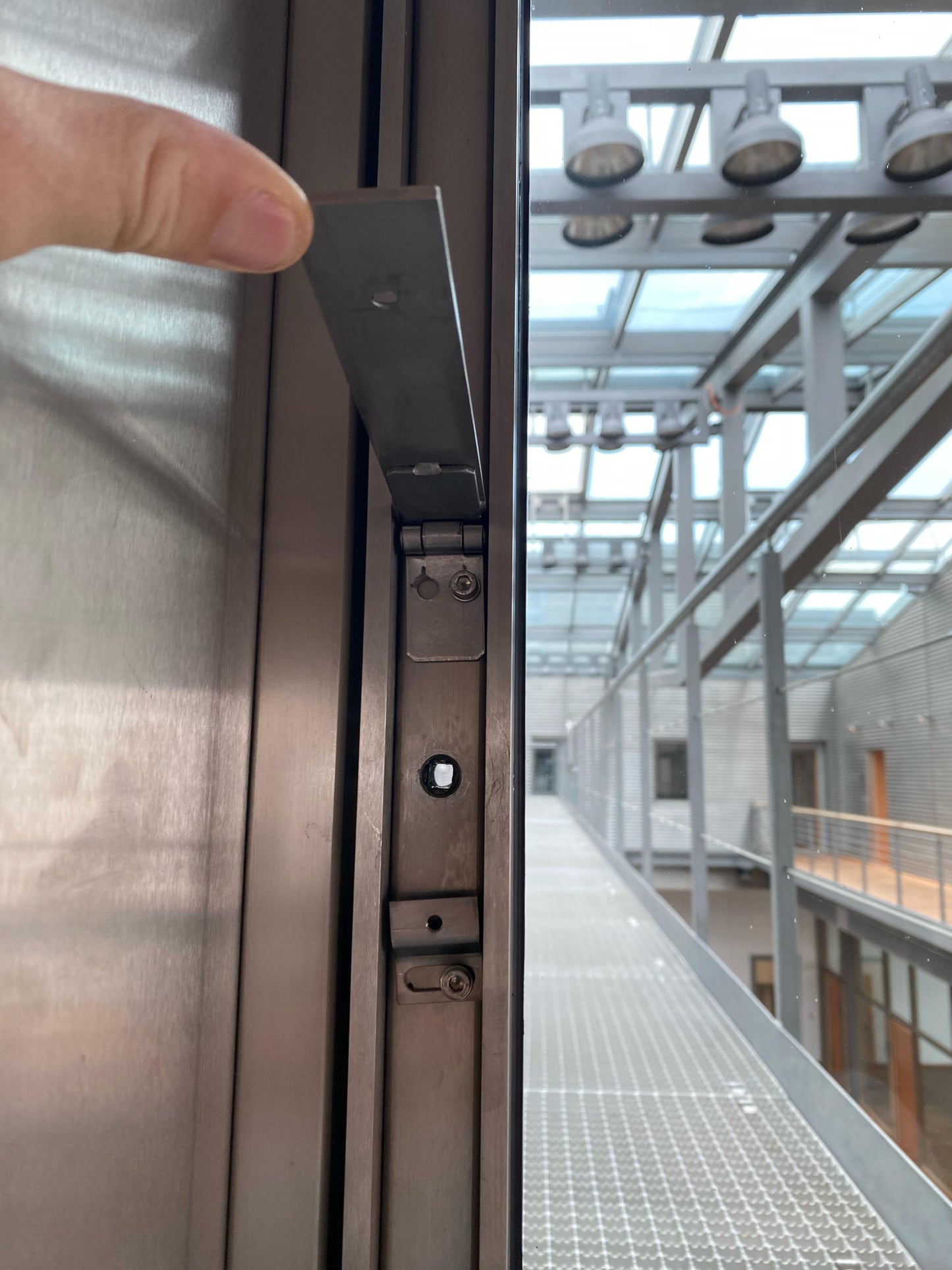 Fenster Innenbereich Edelstahl
