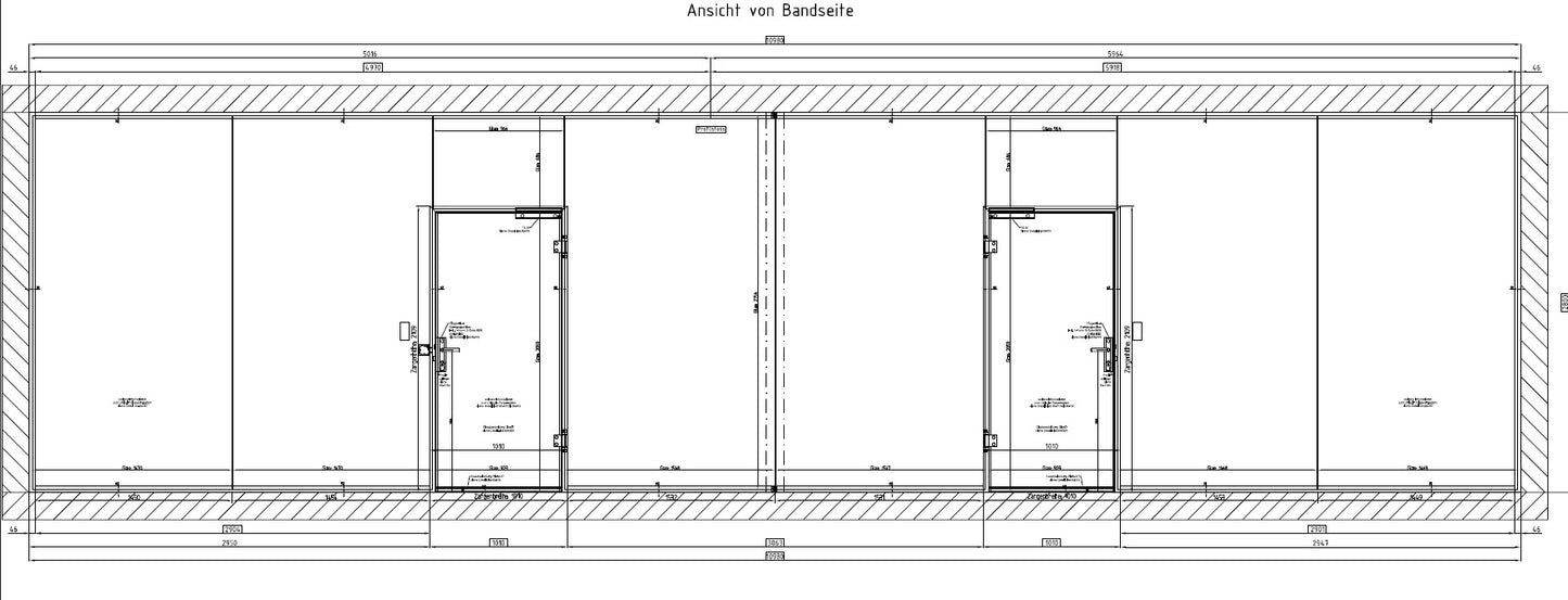 Trennwandsystem uniquin Dormakaba