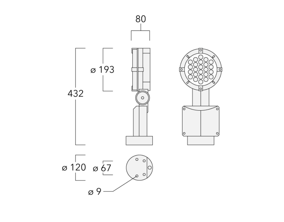 WE-EF Scheinwerfer Symmetrisch FLC131 LED / FLC141 LED (Gebäudestrahler, Fassadenstrahler, Außenleuchte, Flutlicht, Architekturbeleuchtung, Außenstrahler, Spotlight, Flächenstrahler, LED-Außenbeleuchtung, Wandstrahler, Bauwerksbeleuchtung, Lichtprojektor)
