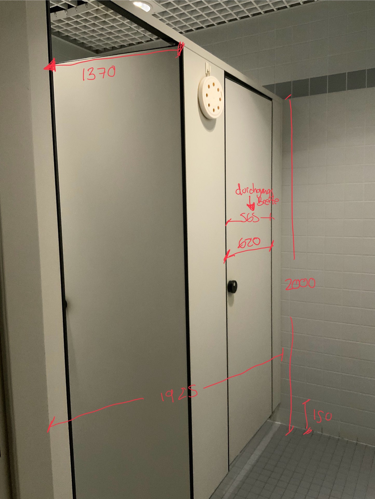 WC Trennwandsystem