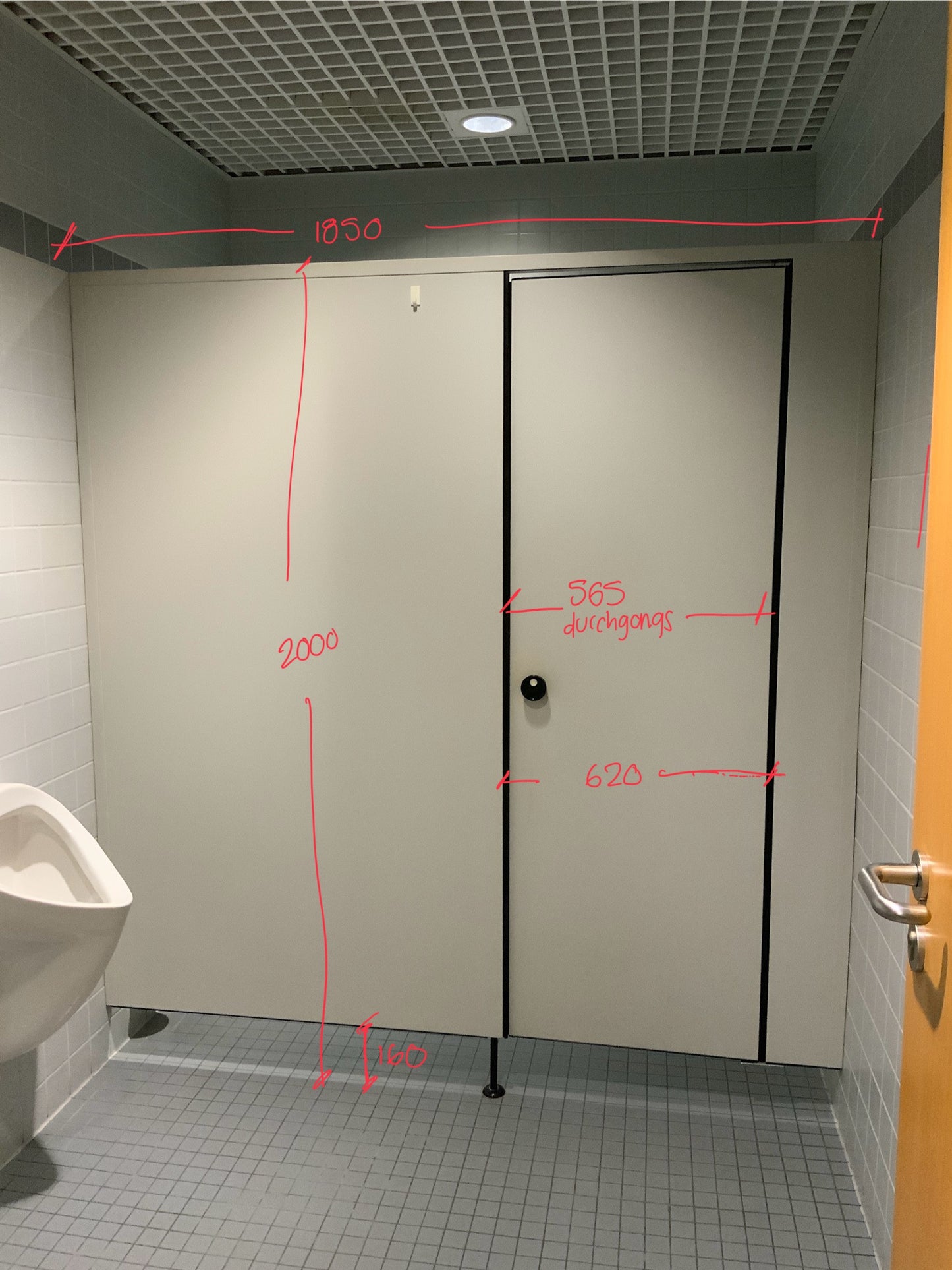 WC Trennwandsystem