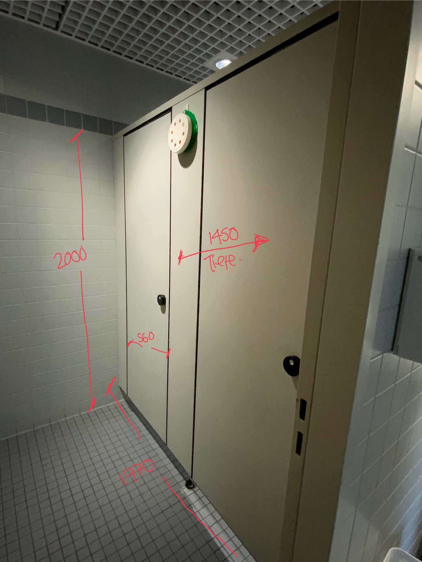 WC Trennwandsystem
