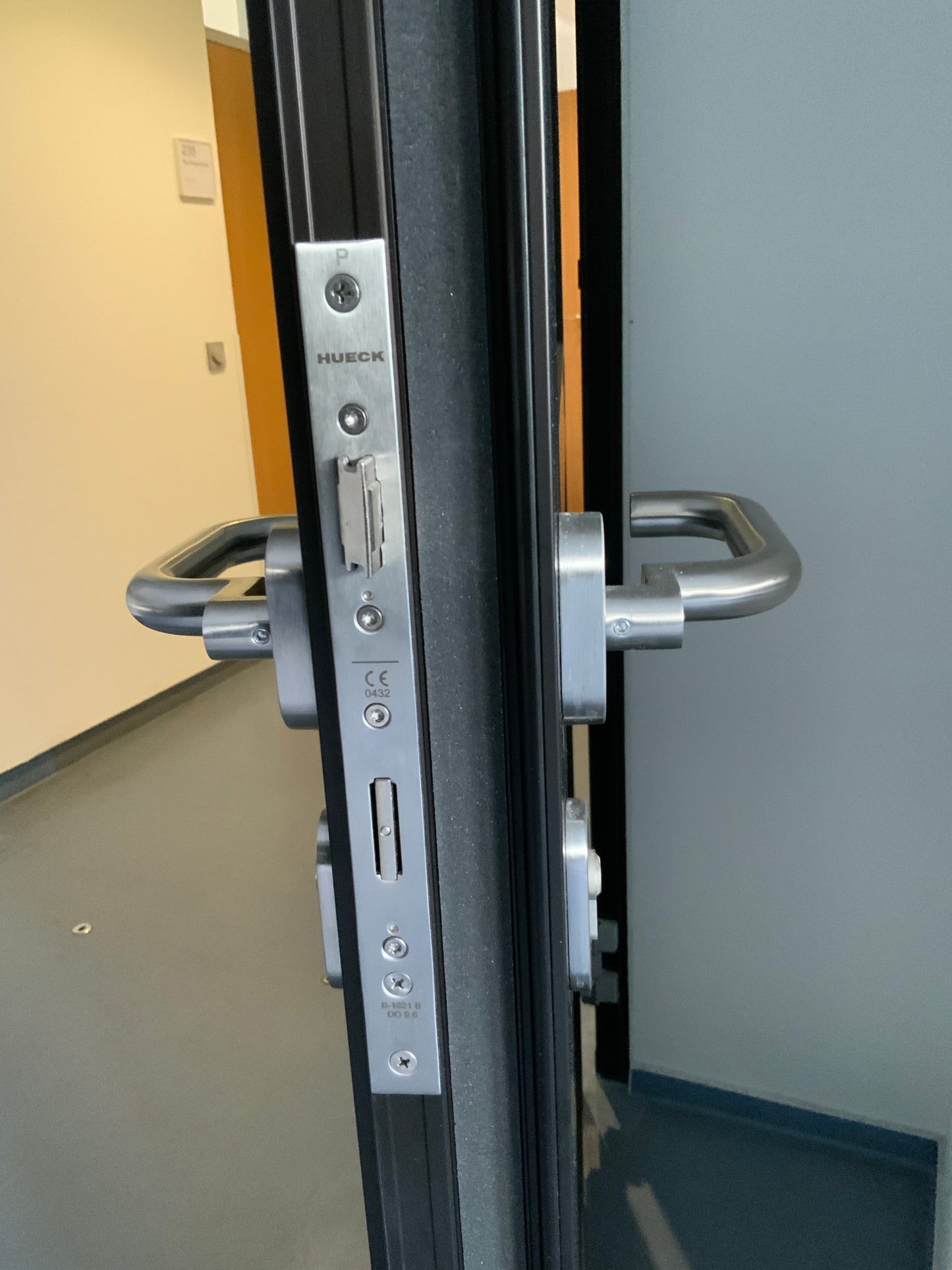 Doppelflügelige Brandschutztür Typ T30-2-RS-FSA B174.5 H239