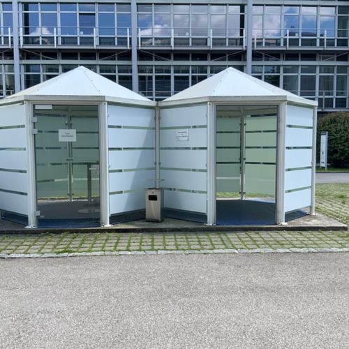 Raucherunterstand ZIEGLER 6860x3100x3665