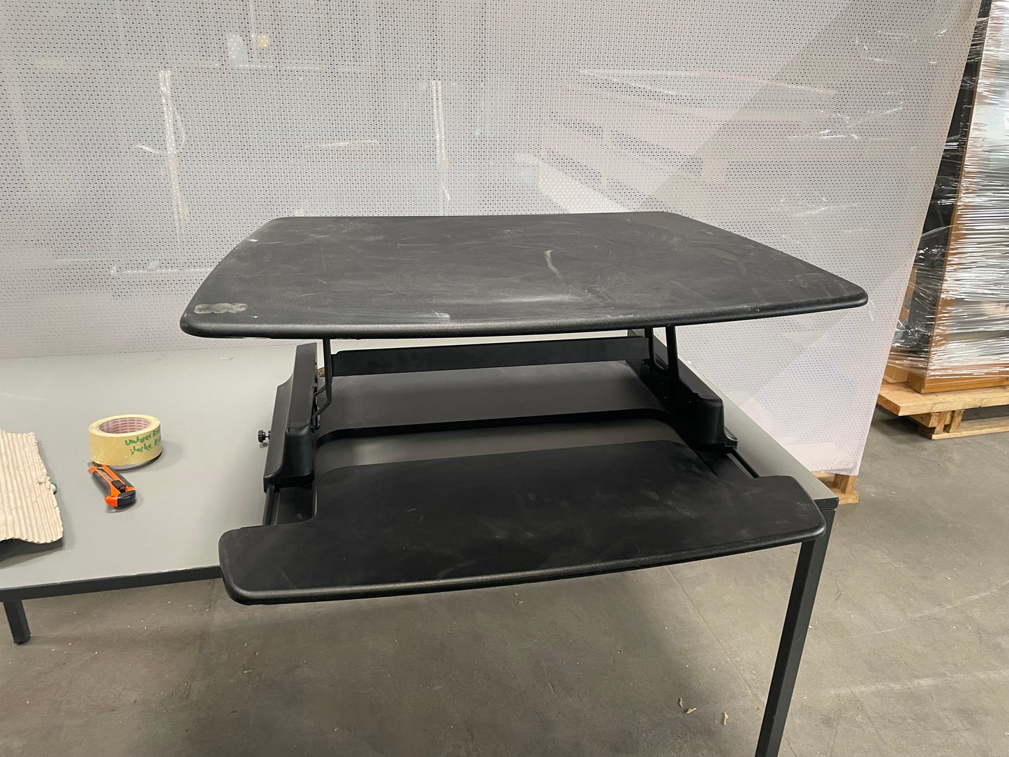 Stehtisch Schreibtischerhöhung Schreibtischaufsatz VARIDESK DURONIC