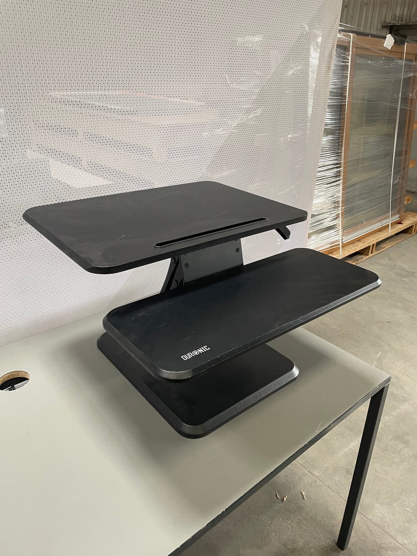 Stehtisch Schreibtischerhöhung Schreibtischaufsatz VARIDESK DURONIC