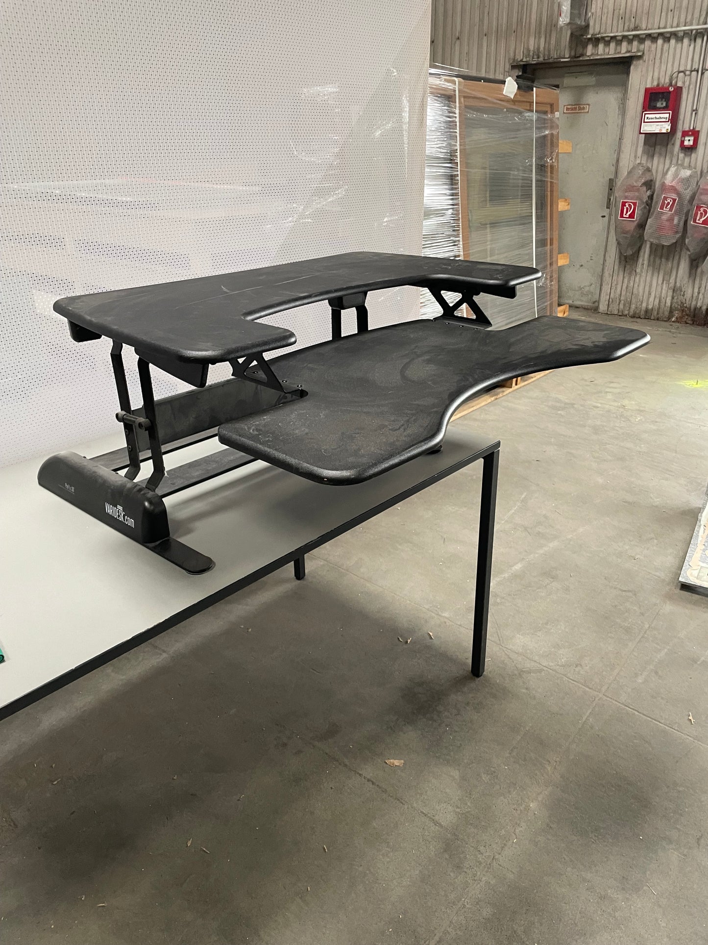 Stehtisch Schreibtischerhöhung Schreibtischaufsatz VARIDESK DURONIC