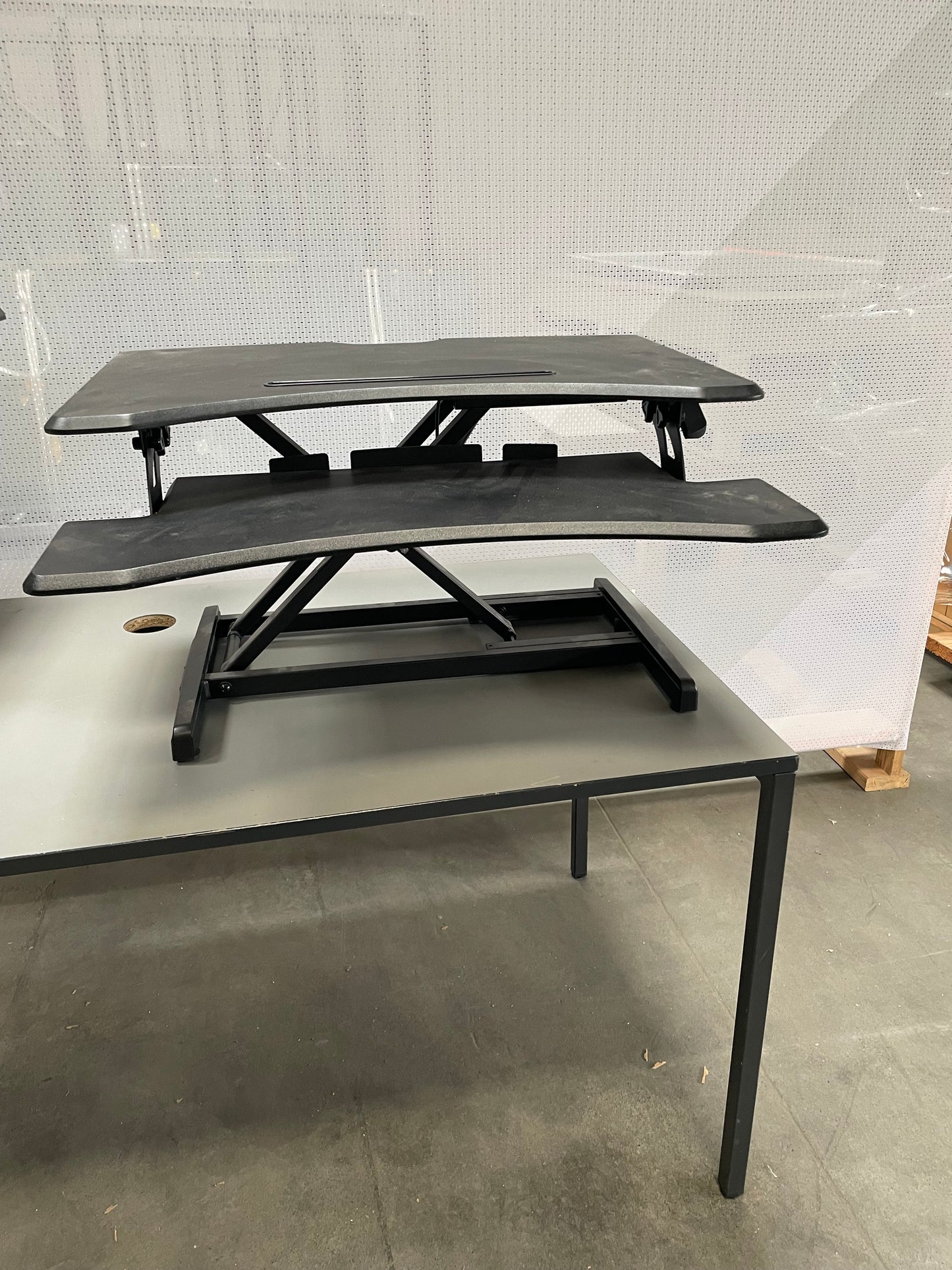 Stehtisch Schreibtischerhöhung Schreibtischaufsatz VARIDESK DURONIC