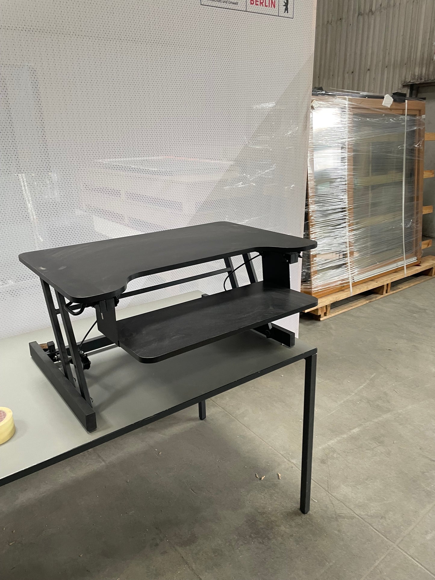 Stehtisch Schreibtischerhöhung Schreibtischaufsatz VARIDESK DURONIC