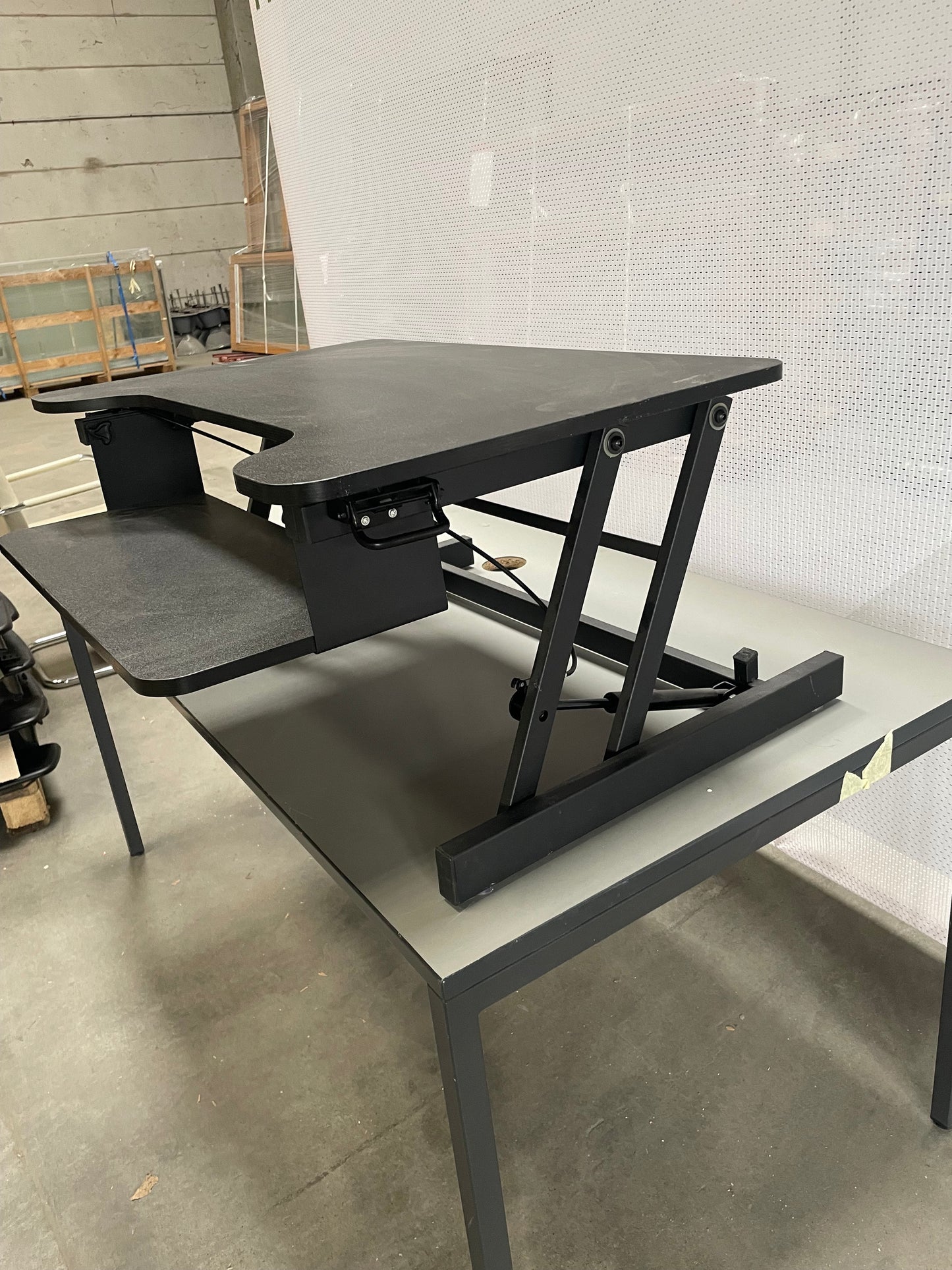 Stehtisch Schreibtischerhöhung Schreibtischaufsatz VARIDESK DURONIC