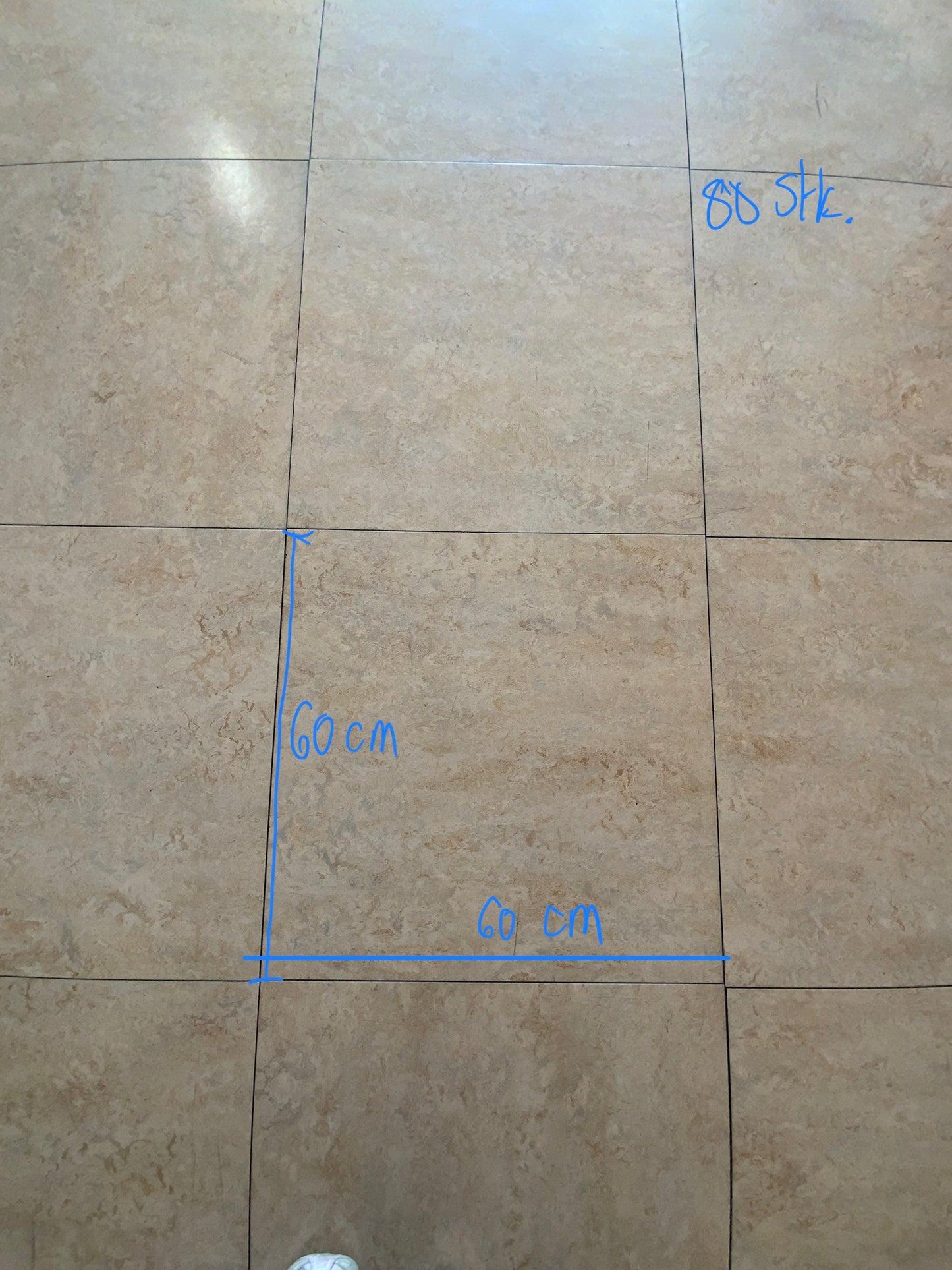 Doppelbodenplatten - Calciumsulfat 60x60cm