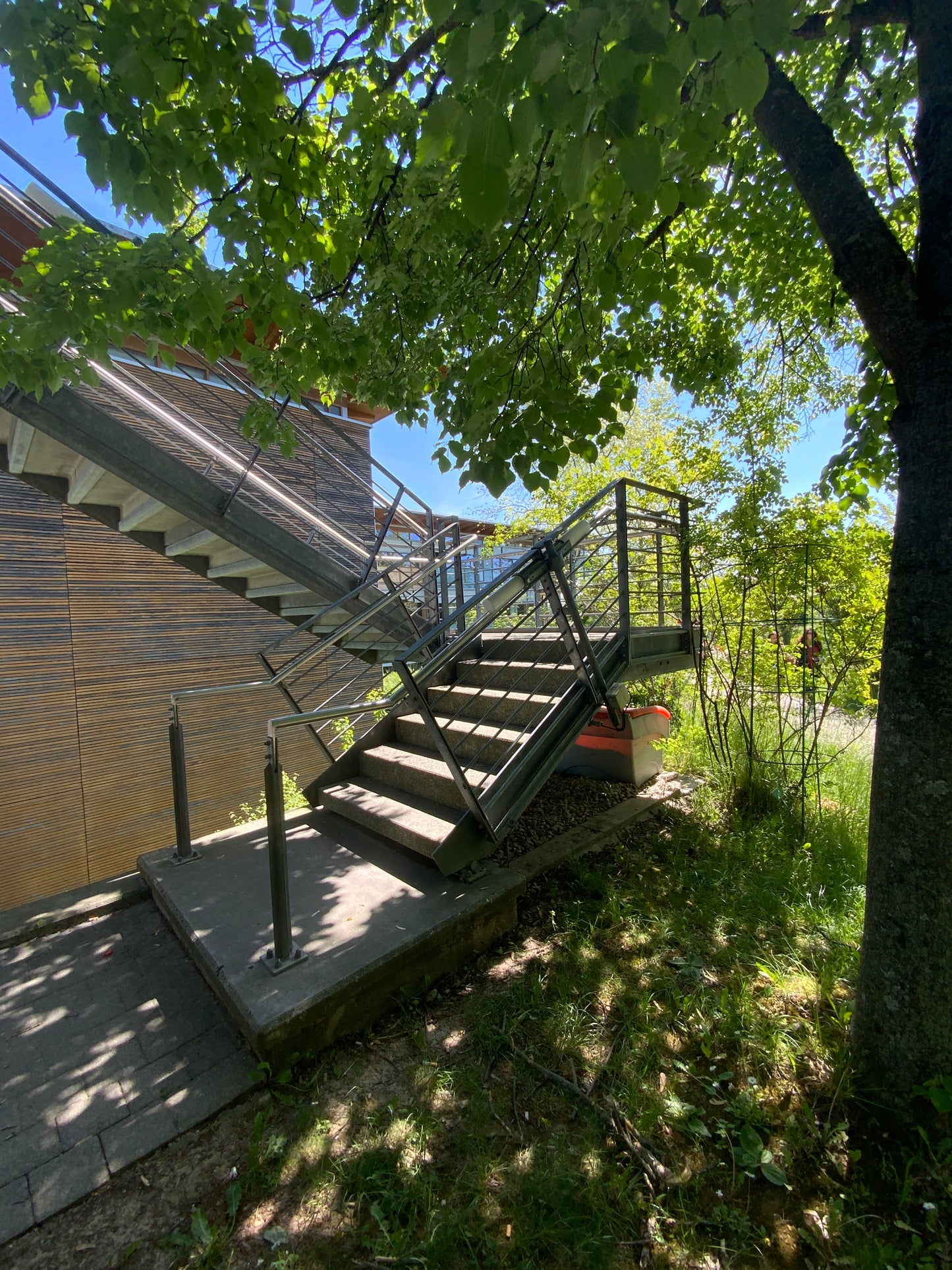 Treppenanlage - Stahl/Beton 5250x3080x3000mm