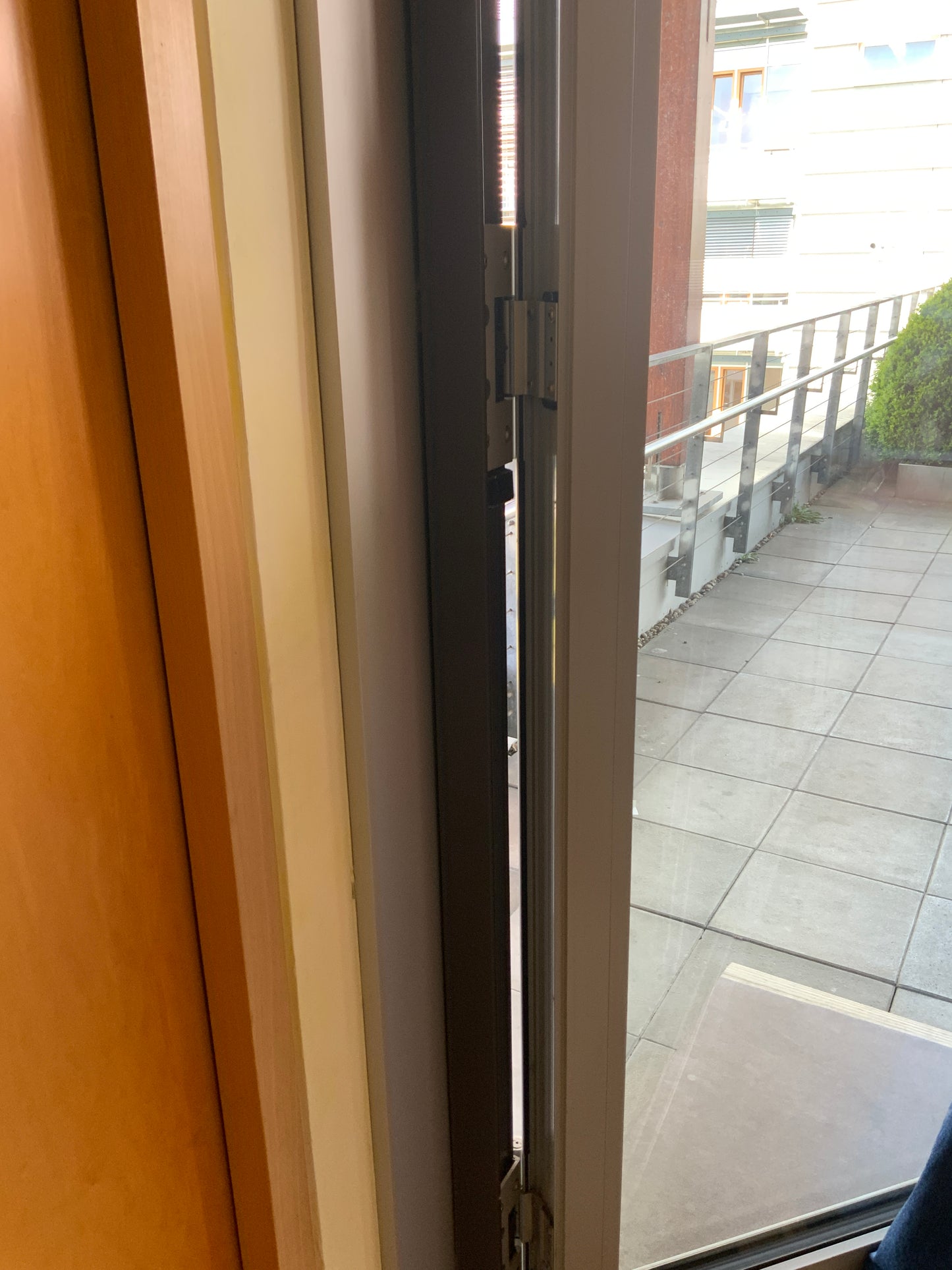 SCHÜCO Tür/Türanlage - Aluminium/Glas - DIN R 120x259x7.5cm