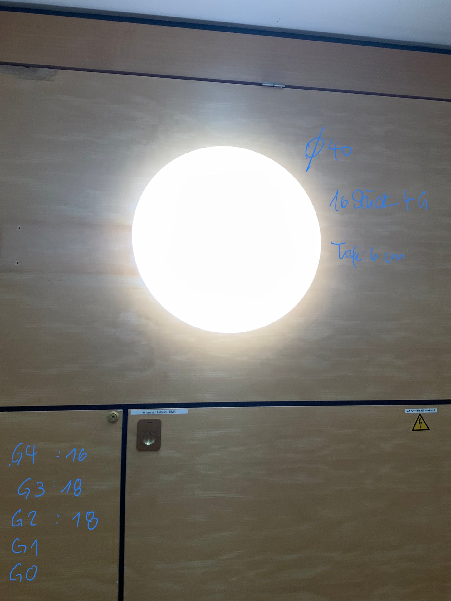 Wandleuchte Ø 40cm