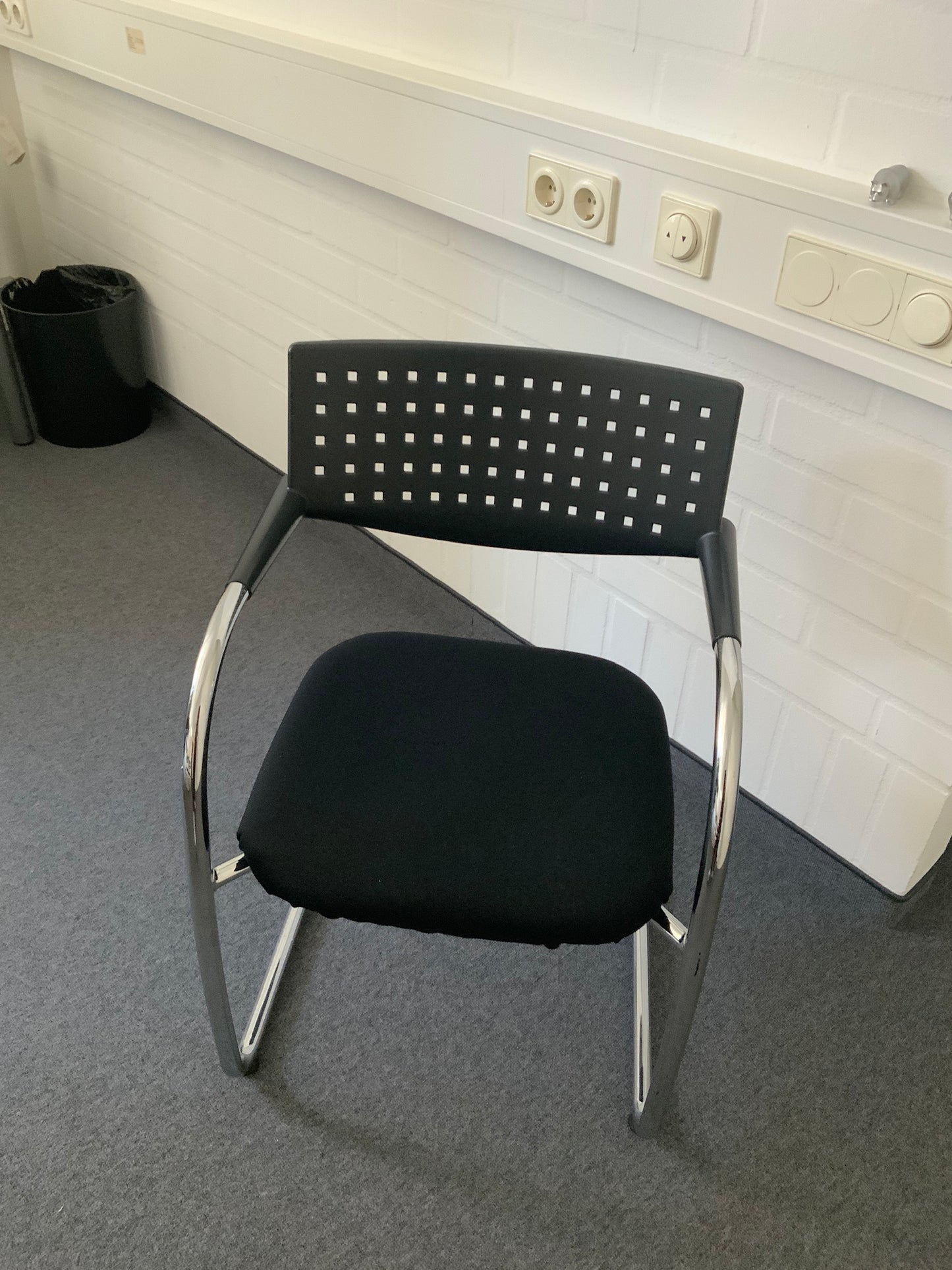 Visavis Vitra Konferenzstuhl - Textil/Aluminium/Kunststoff