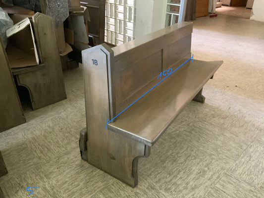 Kirchenbank - Holz 150x95x60cm