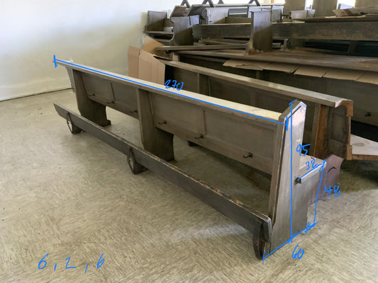 Kirchenbank - Holz 270x95x60cm