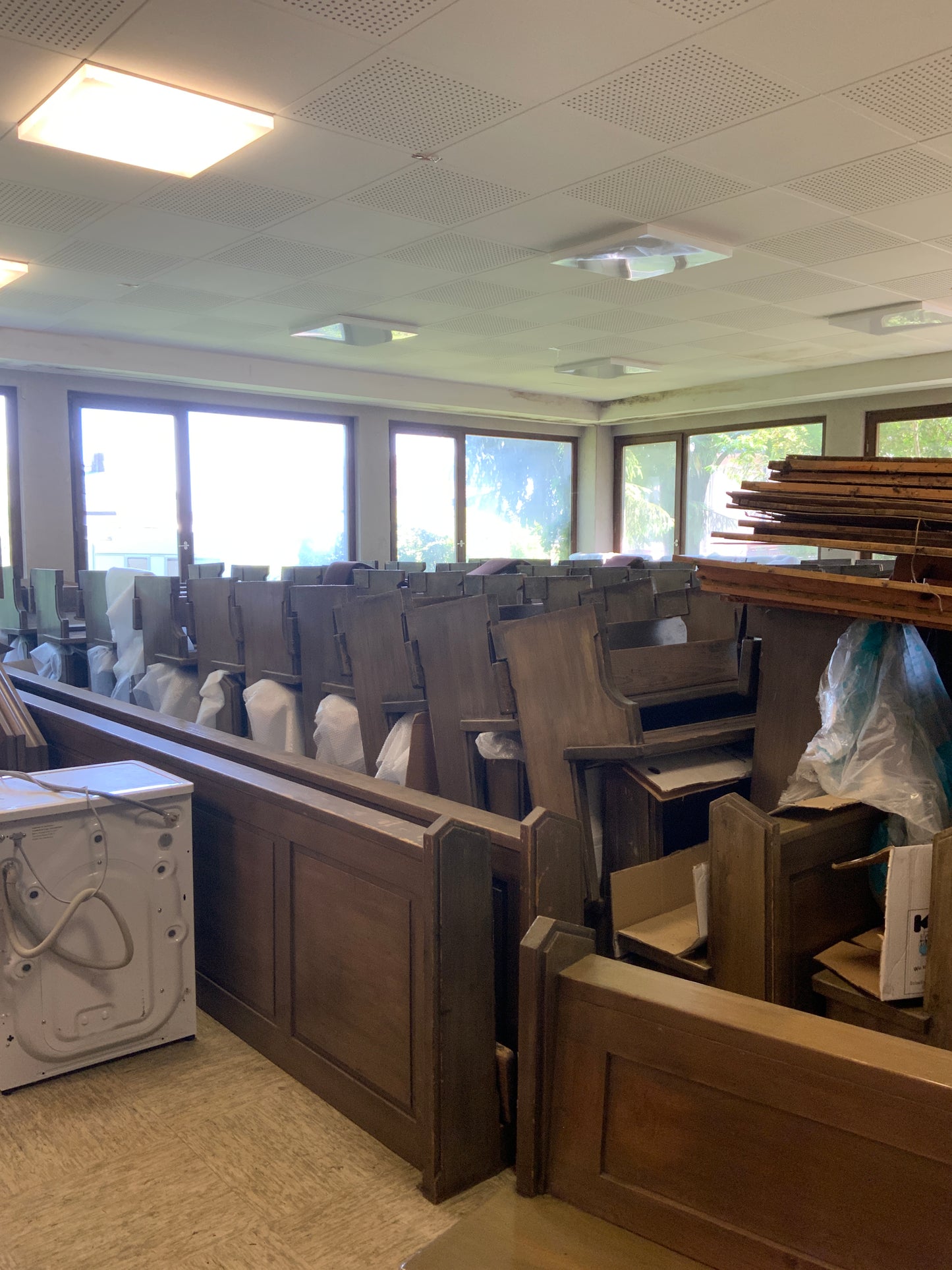 Kirchenbank - Holz 600x95x60cm
