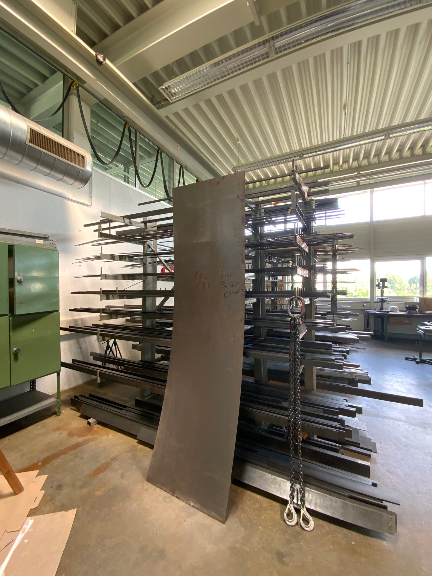 Kragarm-/Schwerlastregal - höhenverstellbar - Stahl 1425x2500x2100mm