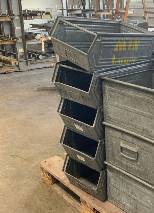 Sichtlagerkästen - Stahl 320x200x500mm