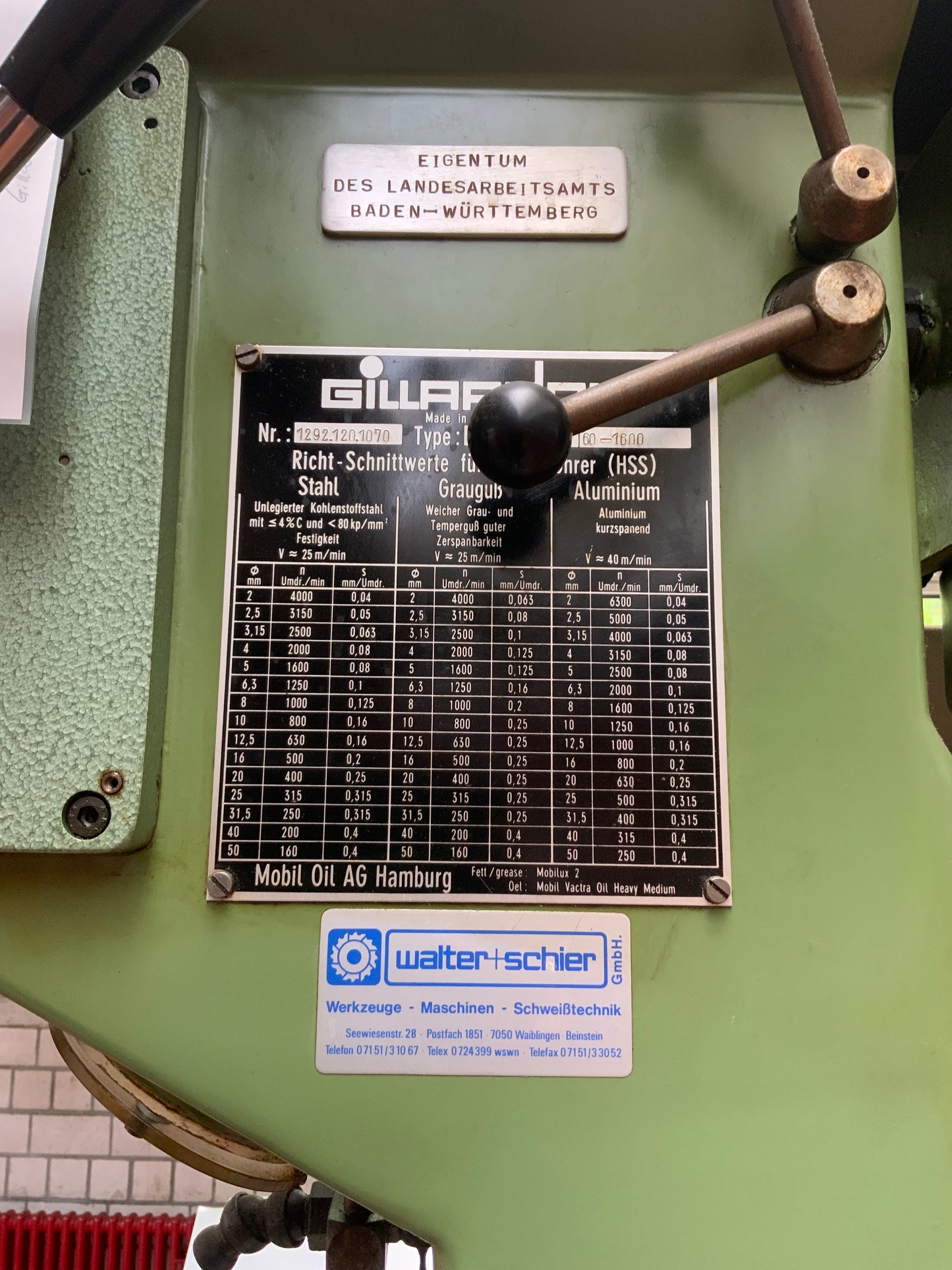 GILLARDON 6B 30 VE - Säulenbohrmaschine