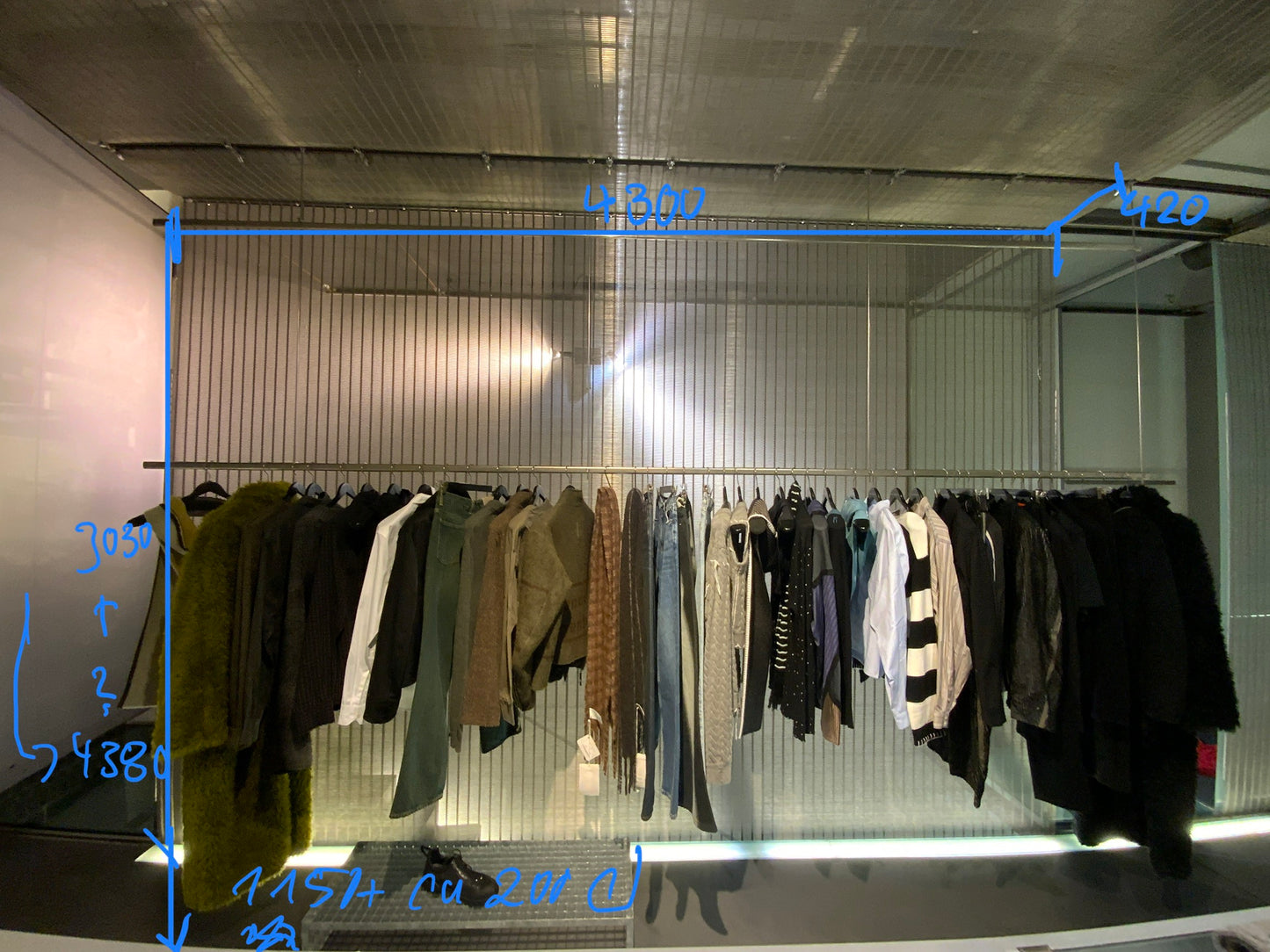 GKD Sambesi Metallgewebe - Edelstahl H 3030mm