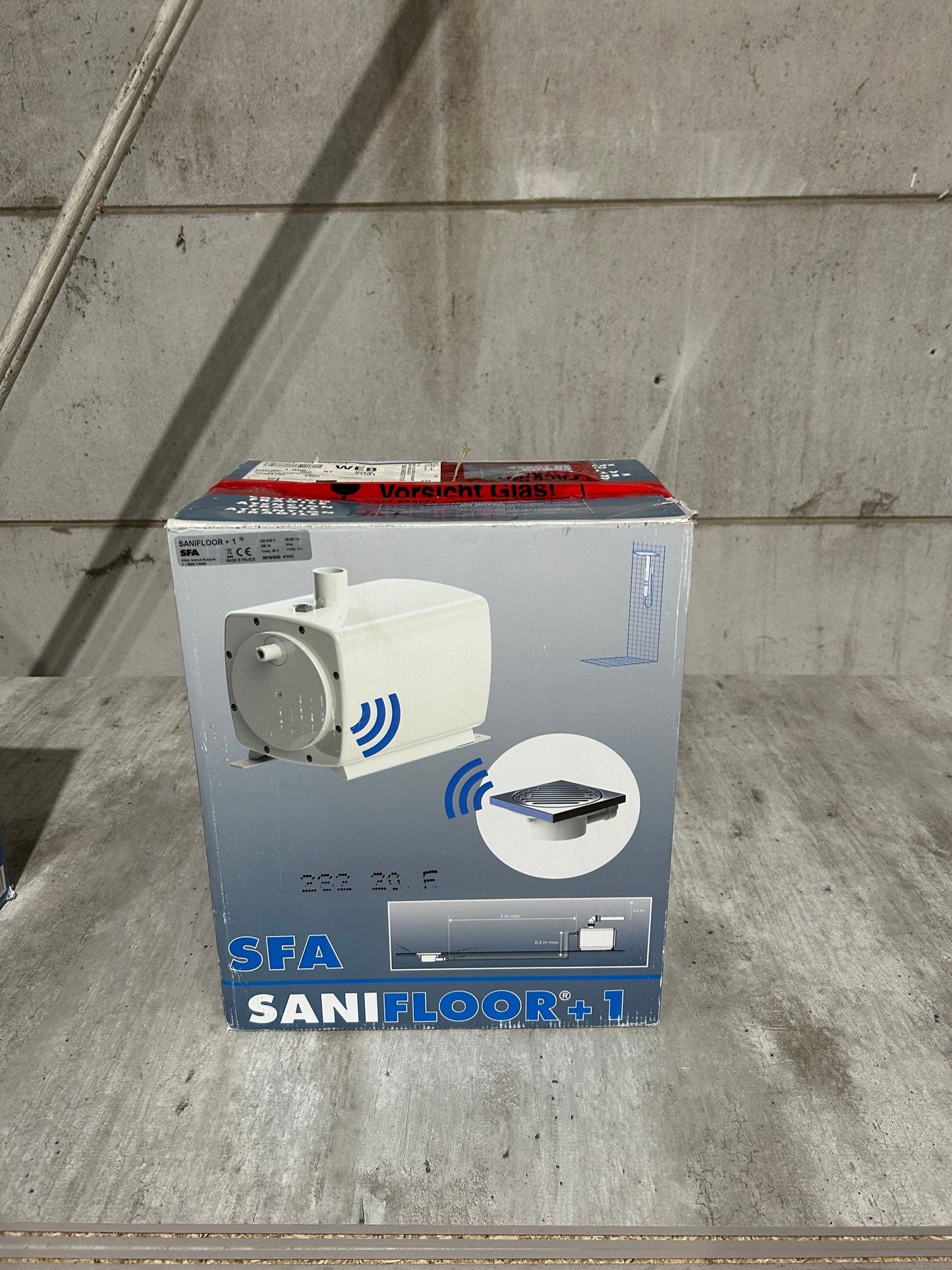 Sanifloor Saugpumpe +1 Saug und Förderpumpe für Fliesenböden