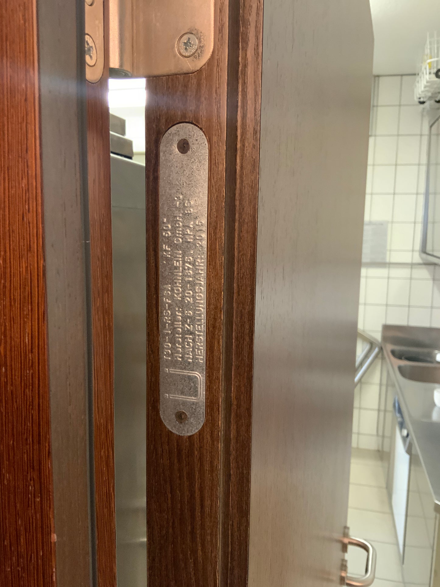 Brandschutztür T30-1-RS-FSA B105.5 H221.5