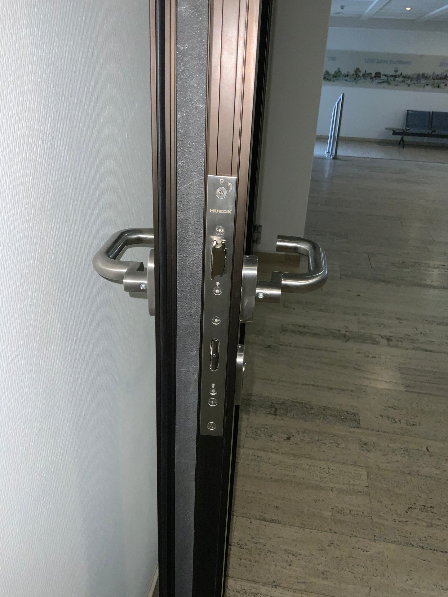 Doppelflügelige Brandschutztür Glas T30-2-RS-FSA B201 H209