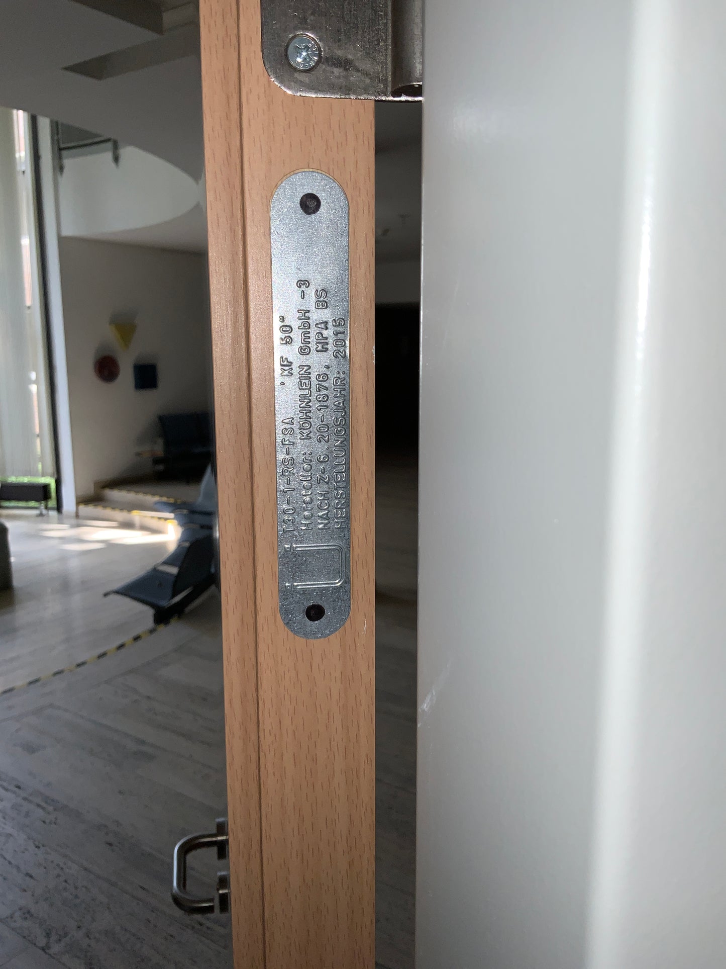 Brandschutztür mit Oberlicht T30-1-RS-FSA B95 H257