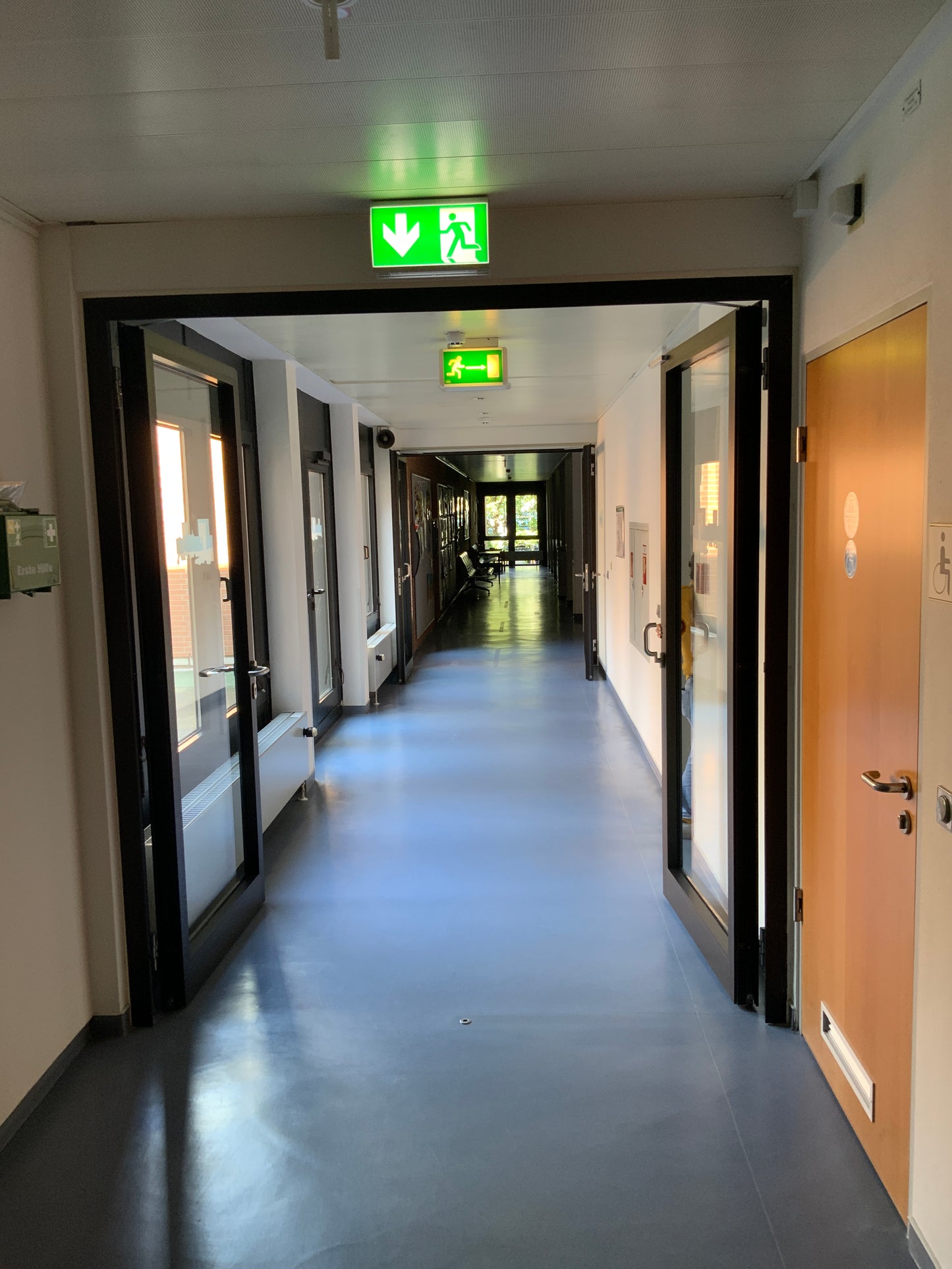 Doppelflügelige Brandschutztür Glas T30-2-RS-FSA B220 H240