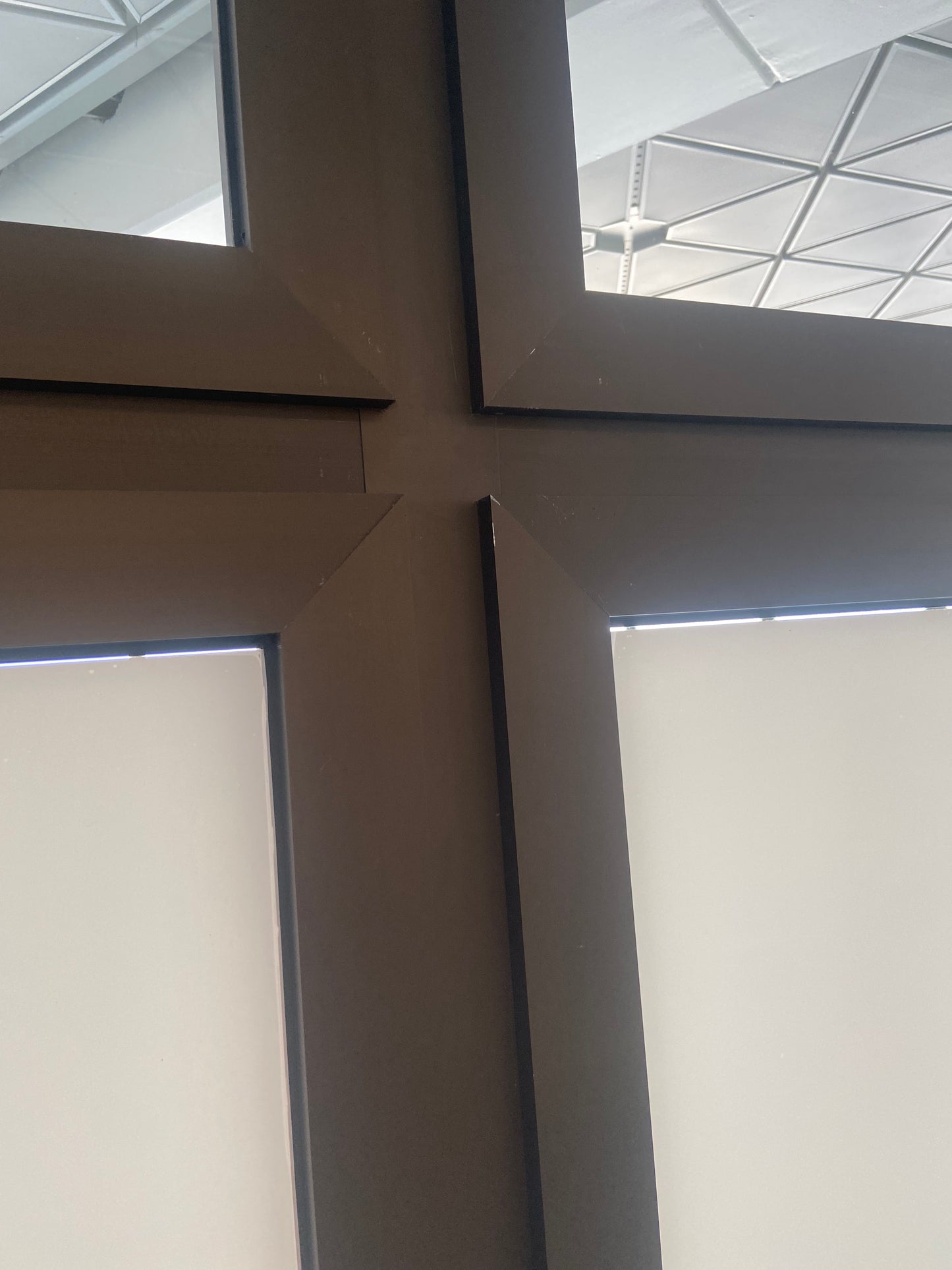 Pfosten-Riegel Innenfassade Typ 4 (Alu anodisiert, inkl. System-Türen) – ReUse