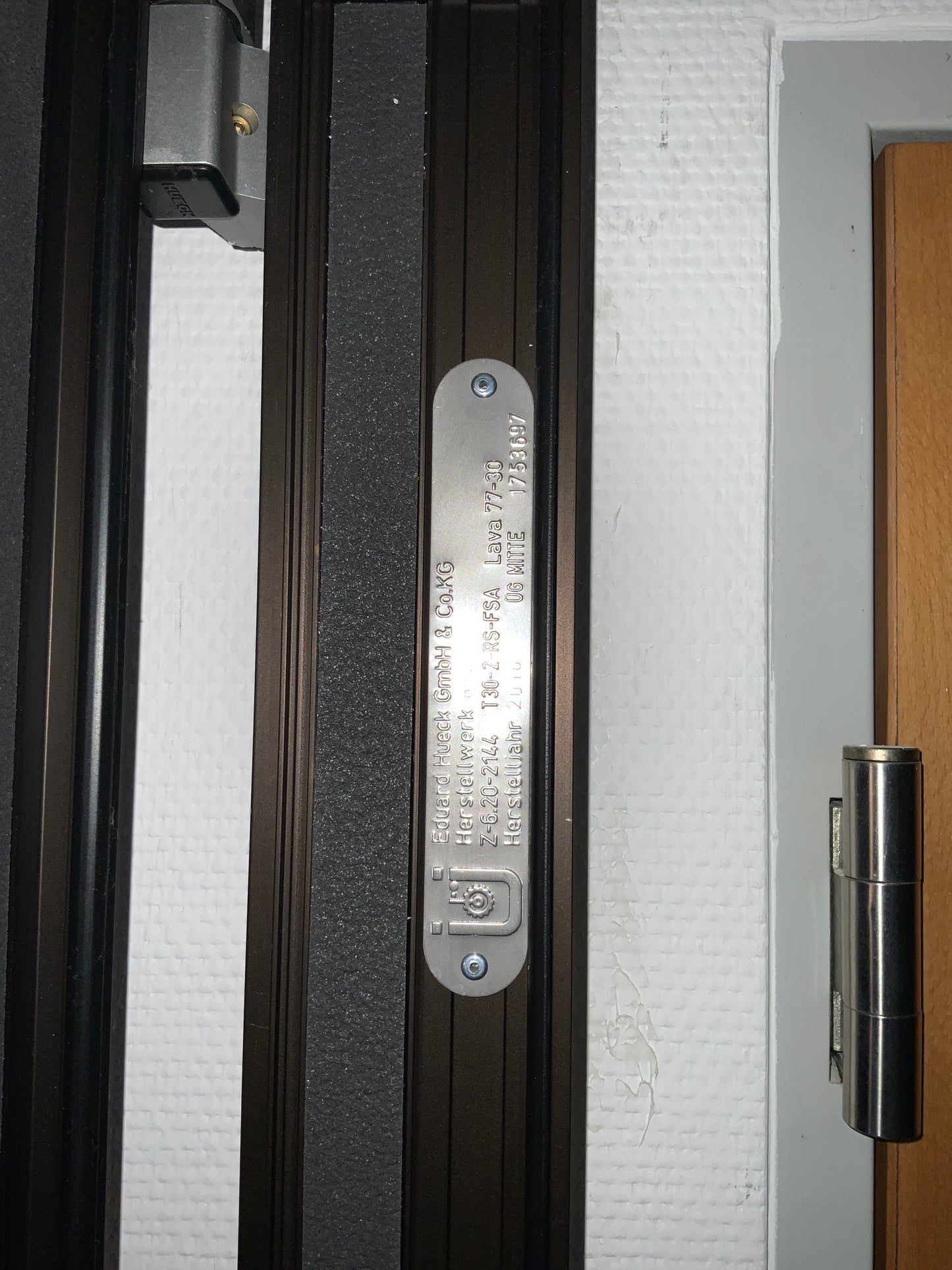 Doppelflügelige Brandschutztür Glas T30-2-RS-FSA B220 H240