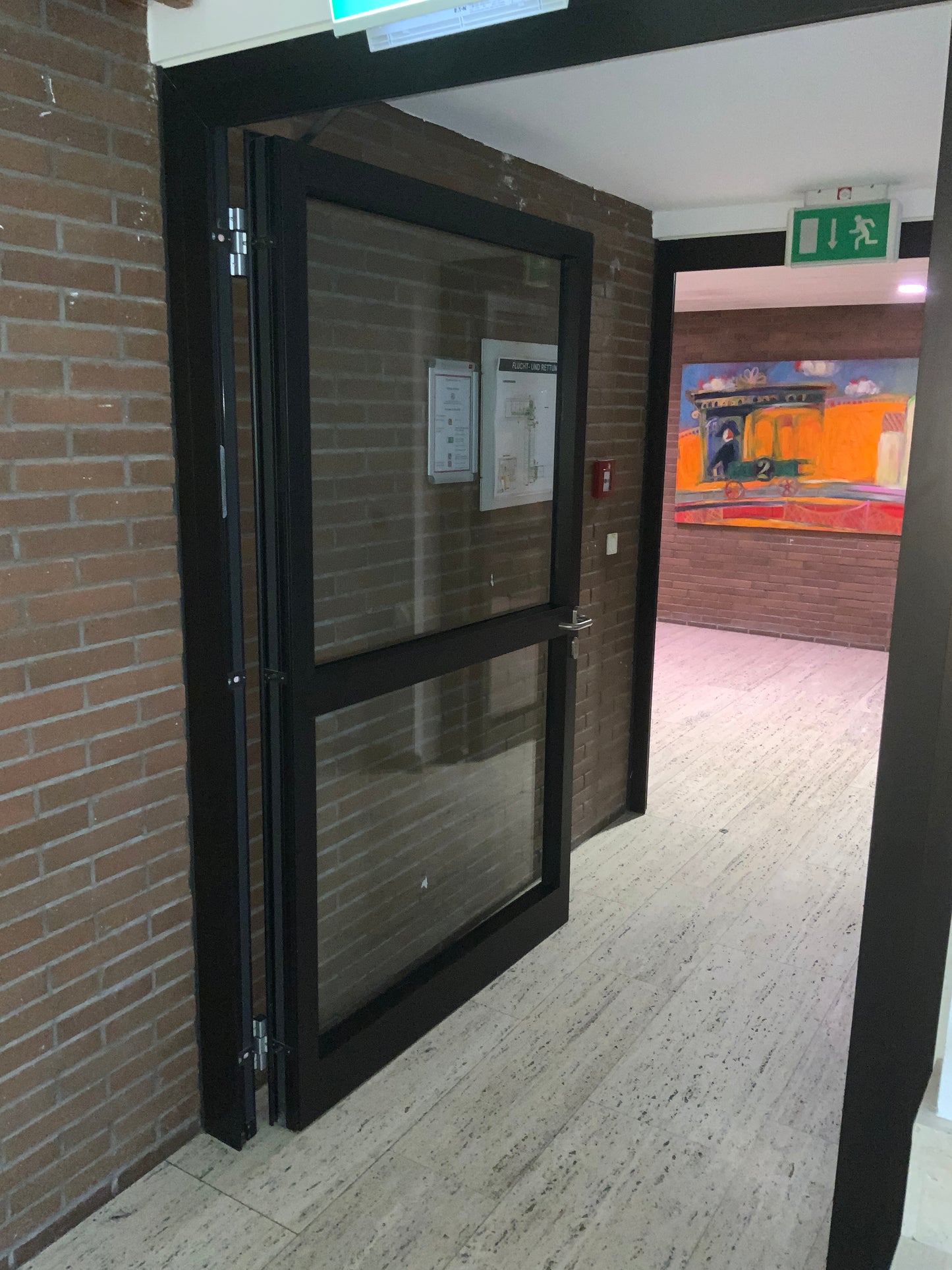 Brandschutzür Glas T30-1-RS-FSA B154 H230 DIN R