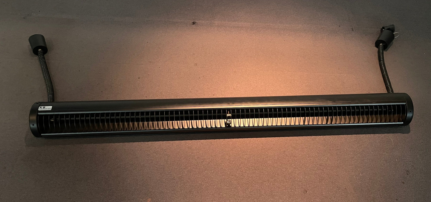 Pendelleuchte Kappenberger + Braun Designerleuchte matt schwarz - 1615mm breit
