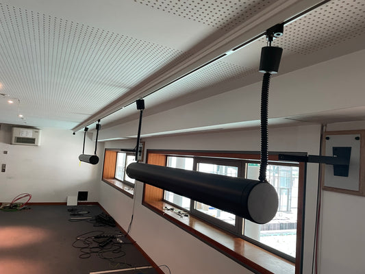 Pendelleuchte Kappenberger + Braun Designerleuchte matt schwarz - 1615mm breit