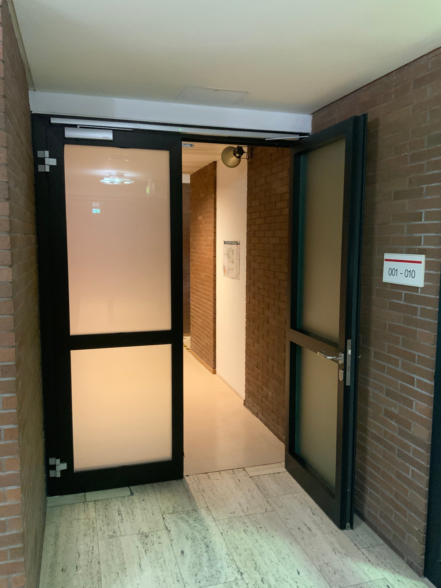 Doppelflügelige Brandschutztür Glas T30-2-RS-FSA B190 H250.5