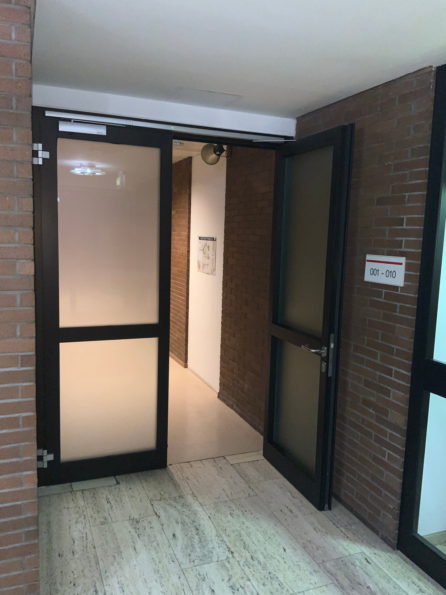 Doppelflügelige Brandschutztür Glas T30-2-RS-FSA B190 H250.5