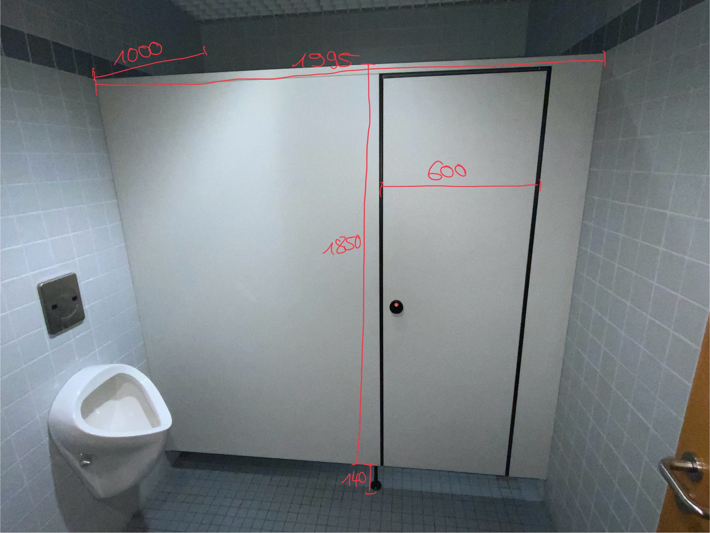 WC Trennwandsystem