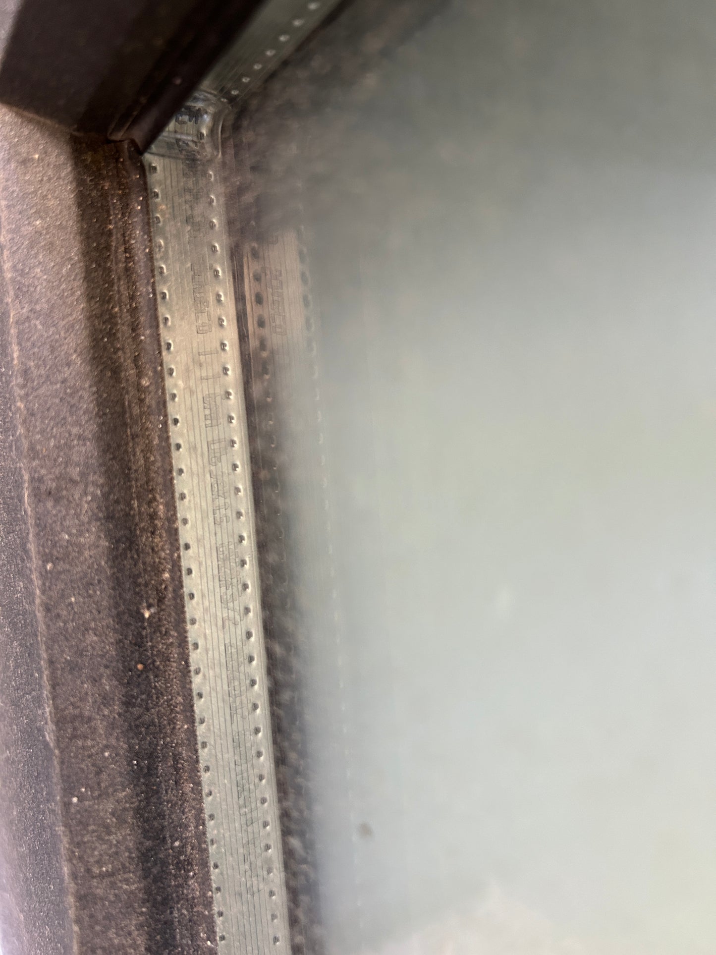 Schueco Aussentür Aluminium mit Verglasung 1664 x 2488 x 85 mm