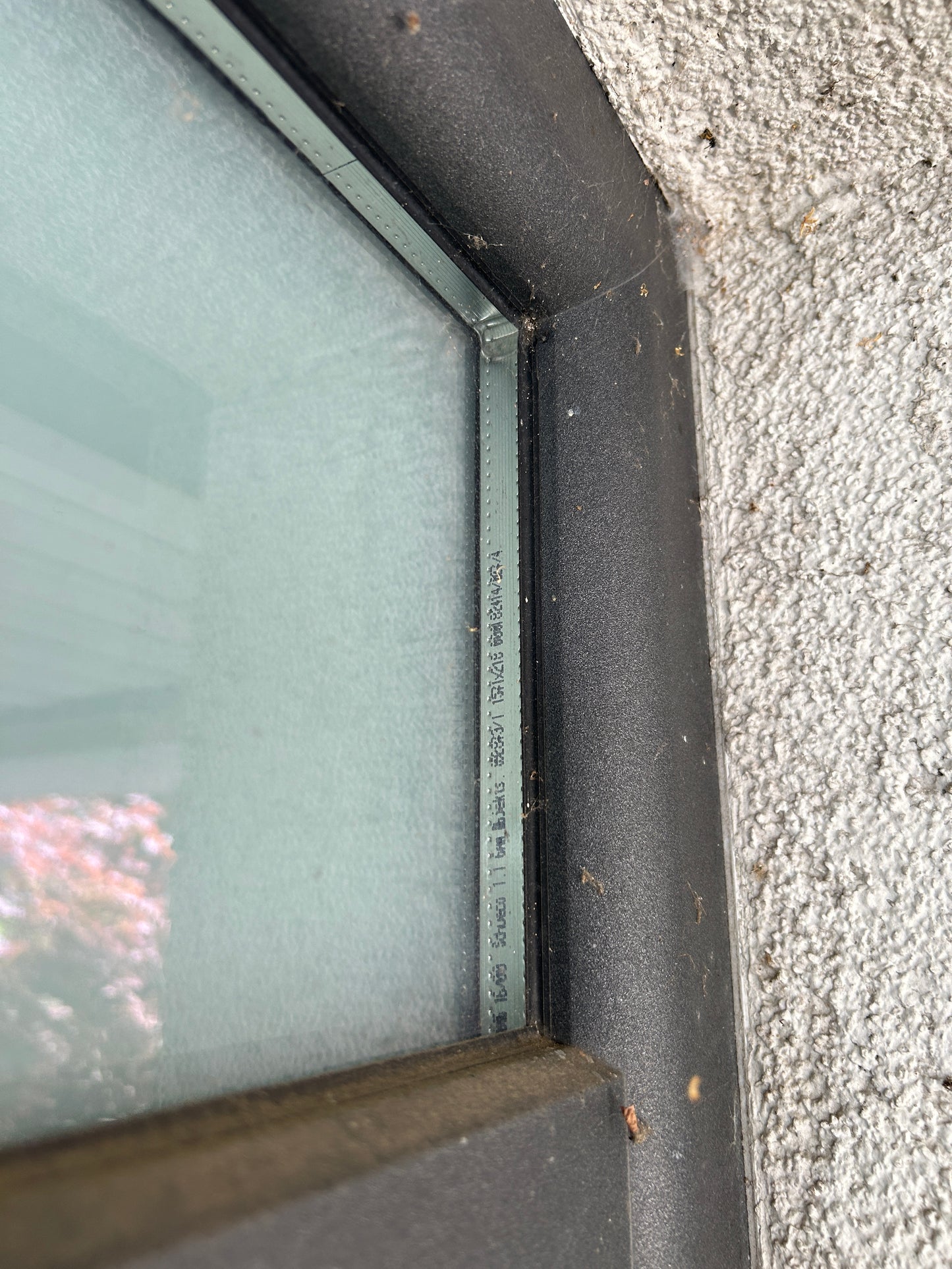 Schueco Aussentür Aluminium mit Verglasung 1664 x 2488 x 85 mm