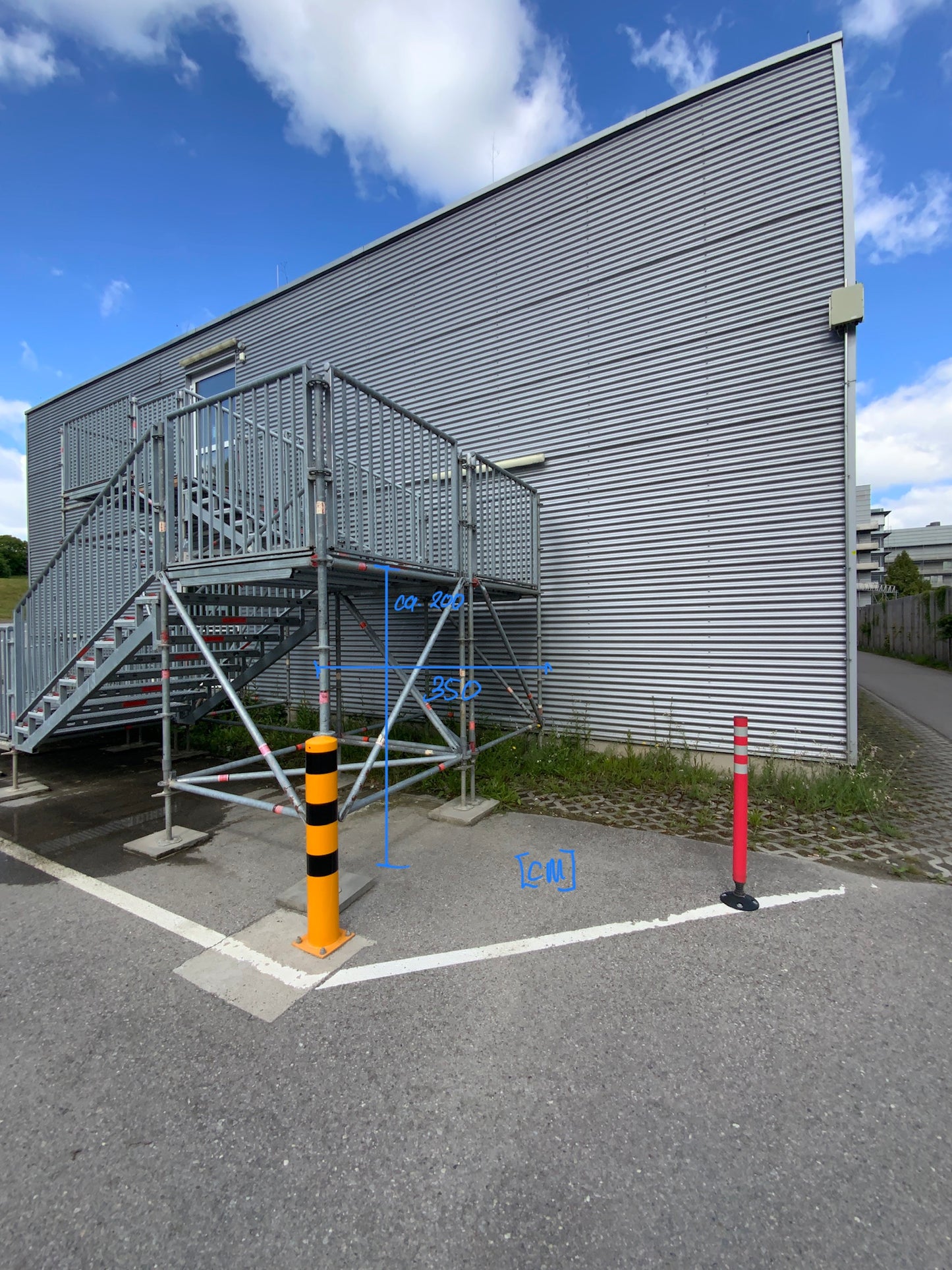 Layher-Allround Gerüst - Stahl 7500x5000x3500mm