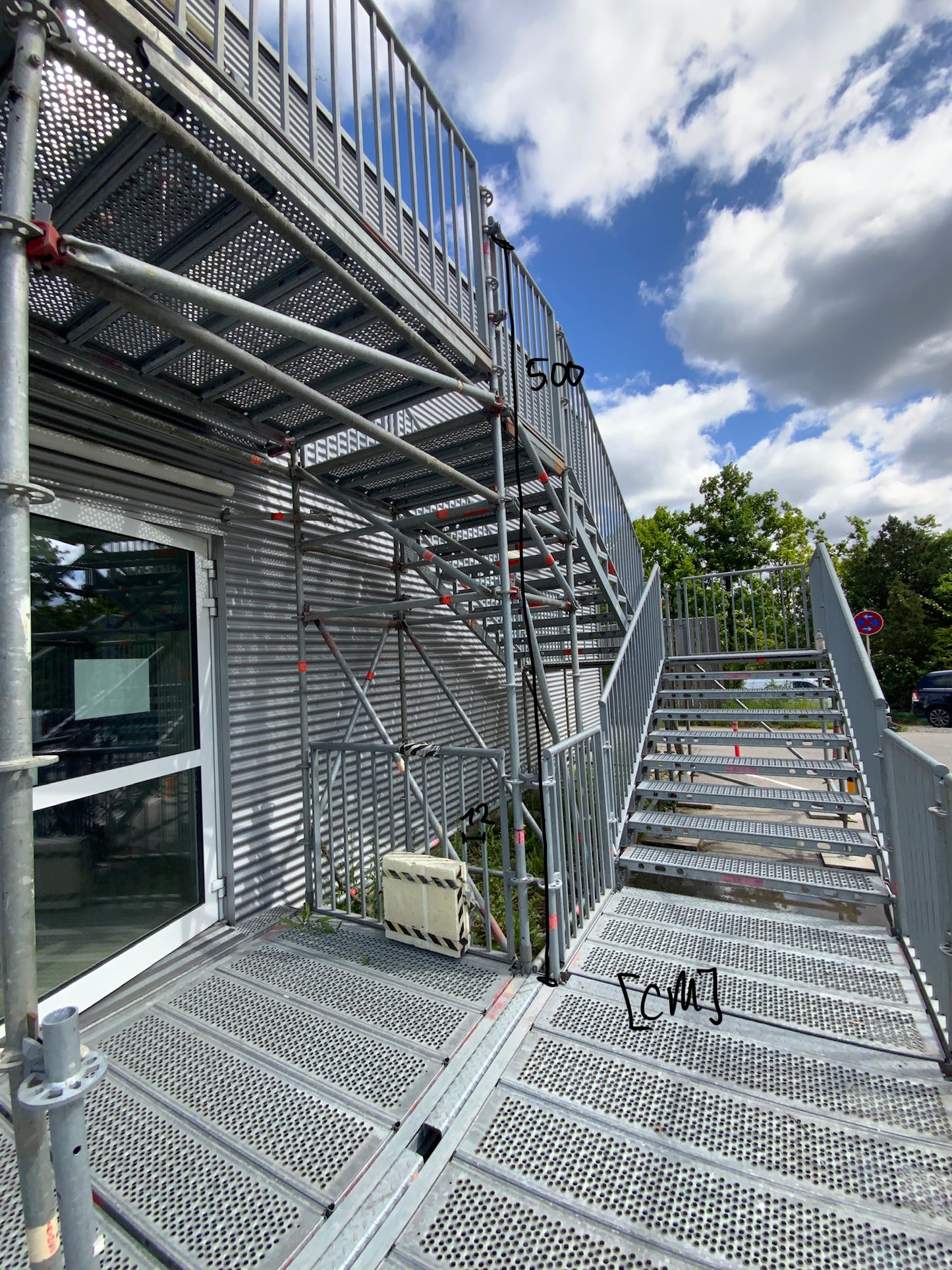 Layher-Allround Gerüst - Stahl 7500x5000x3500mm