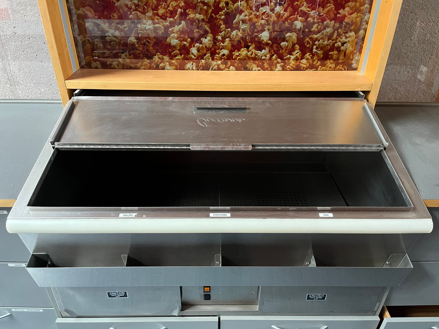 Popcorn Aufbewahrung - Cretors 780x1200 mm