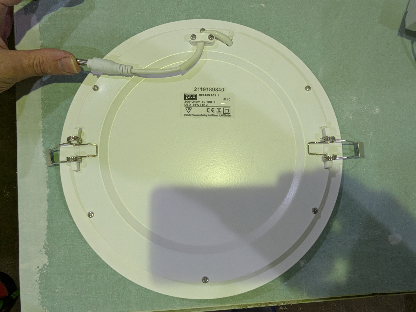 RZB Toledo Flat Round Einbau-Downlight LED, inkl. Trafo
