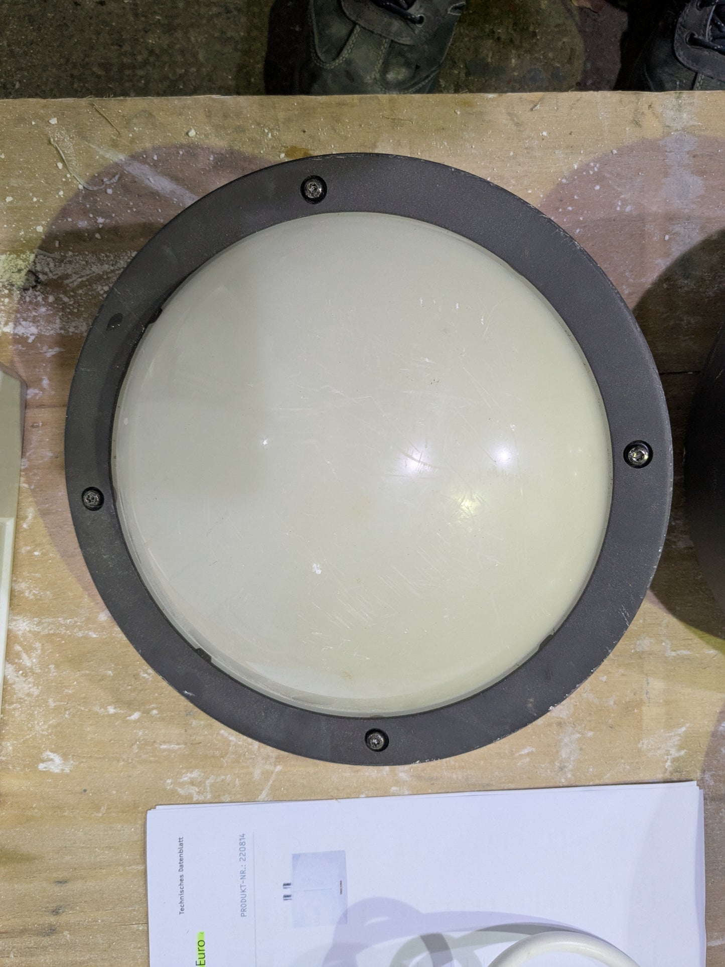 Evje E27 SEnsor Graphit, Aussenleuchte IP 65