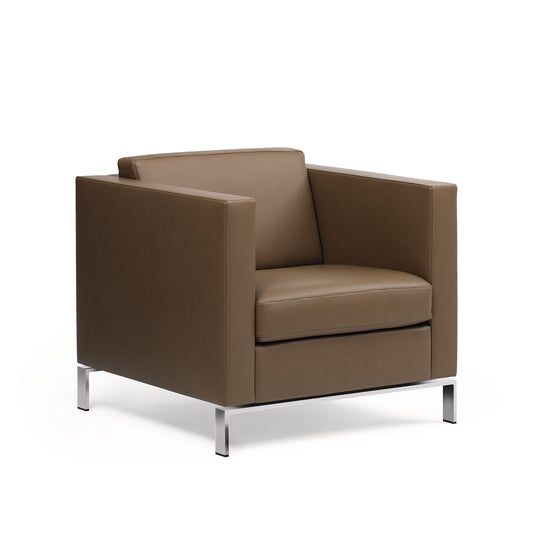 Original Leder Sessel Walter Knoll